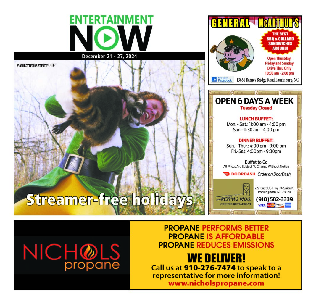 TV Week - December 21, 2024 | Richmond County Daily Journal